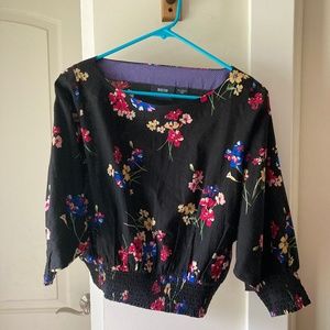 Anthropologie Dolman sleeve floral top